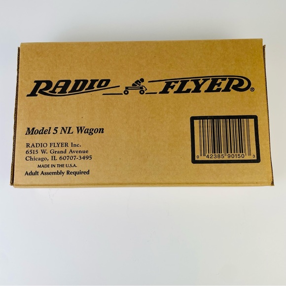 Radio Flyer Model 5 NL  Red Wagon ‘All State Insurance’ Edition Made In USA - Picture 1 of 7